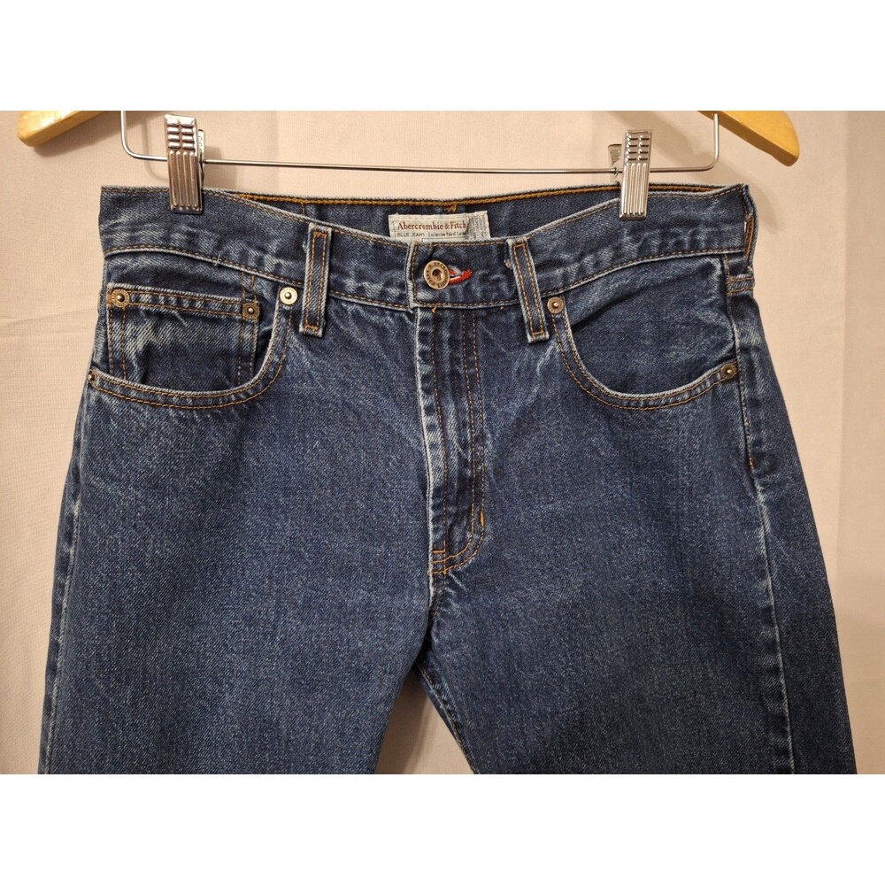 Vintage Abercrombie & Fitch Selvedge Denim Capri Jeans Women Sz 6 Made In USA - Picture 7 of 13